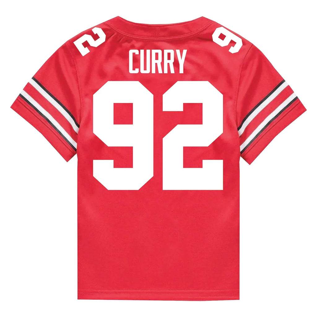 Caden Curry Ohio State Buckeyes Jersey – Red