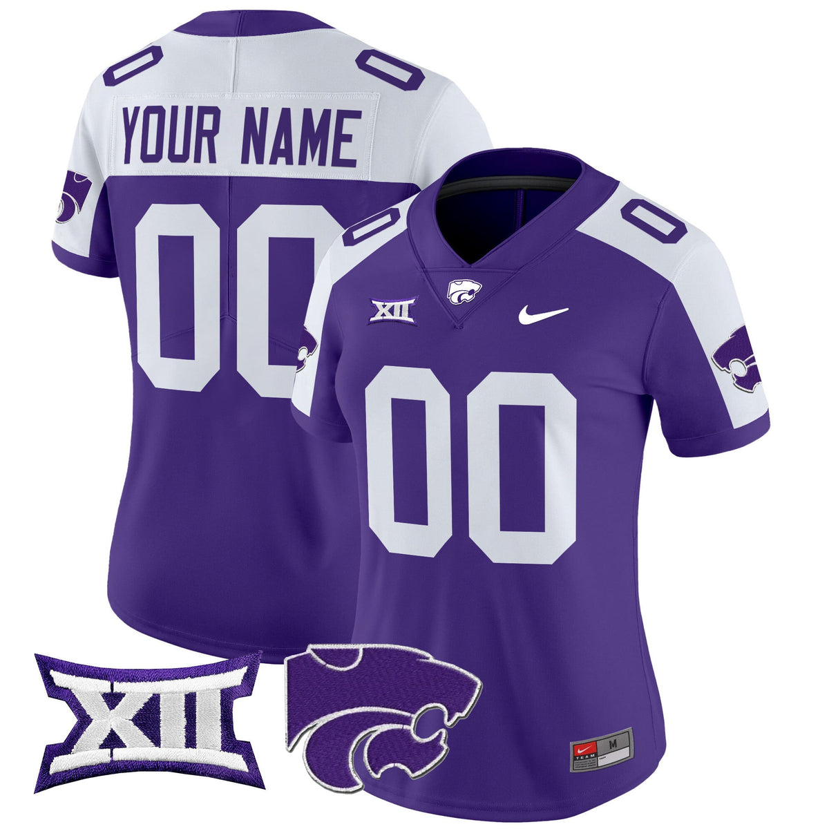 Kansas State Wildcats 2025 Vapor Limited Custom Jersey - All Stitched