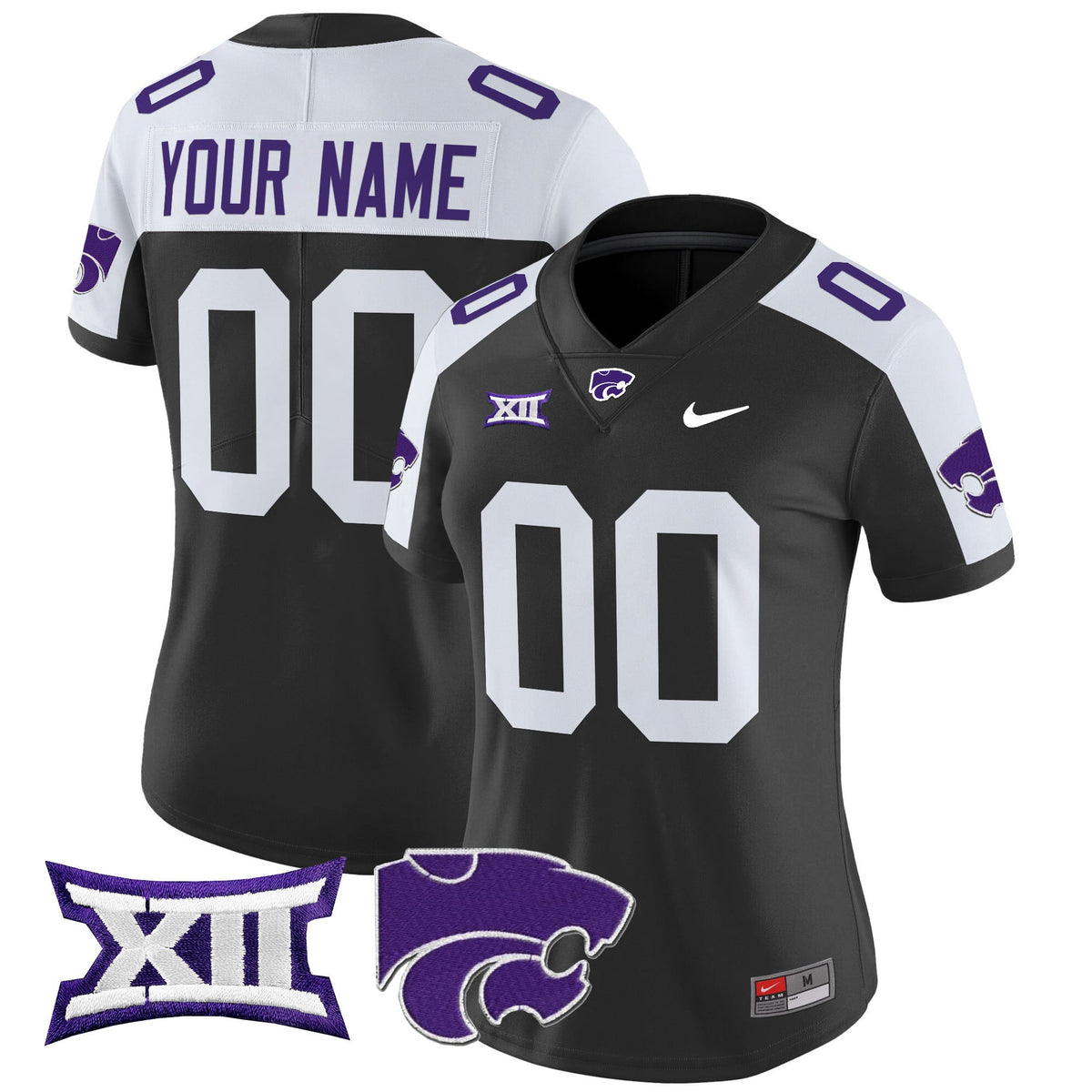 Kansas State Wildcats 2025 Vapor Limited Custom Jersey - All Stitched