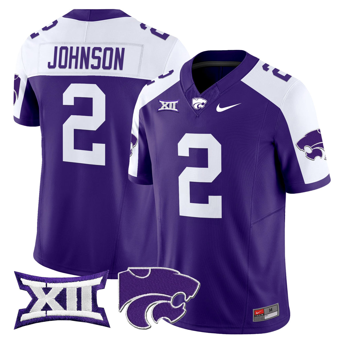 Men's Kansas State Wildcats 2025 Vapor Limited Jersey - All Stitched