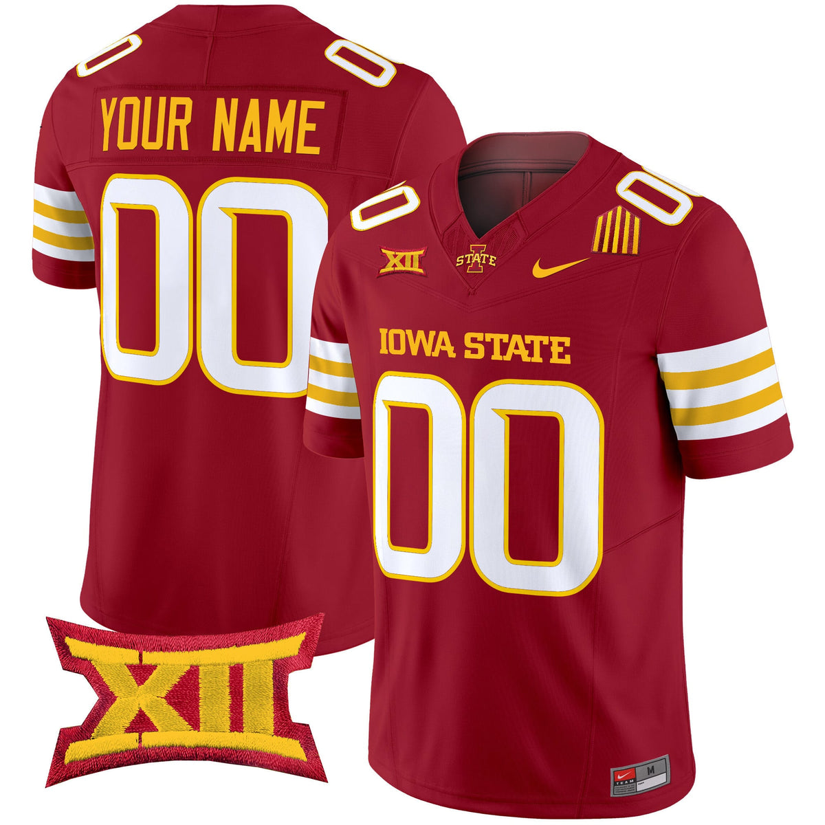 Iowa State Cyclones 2025 Vapor Limited Custom Jersey - All Stitched