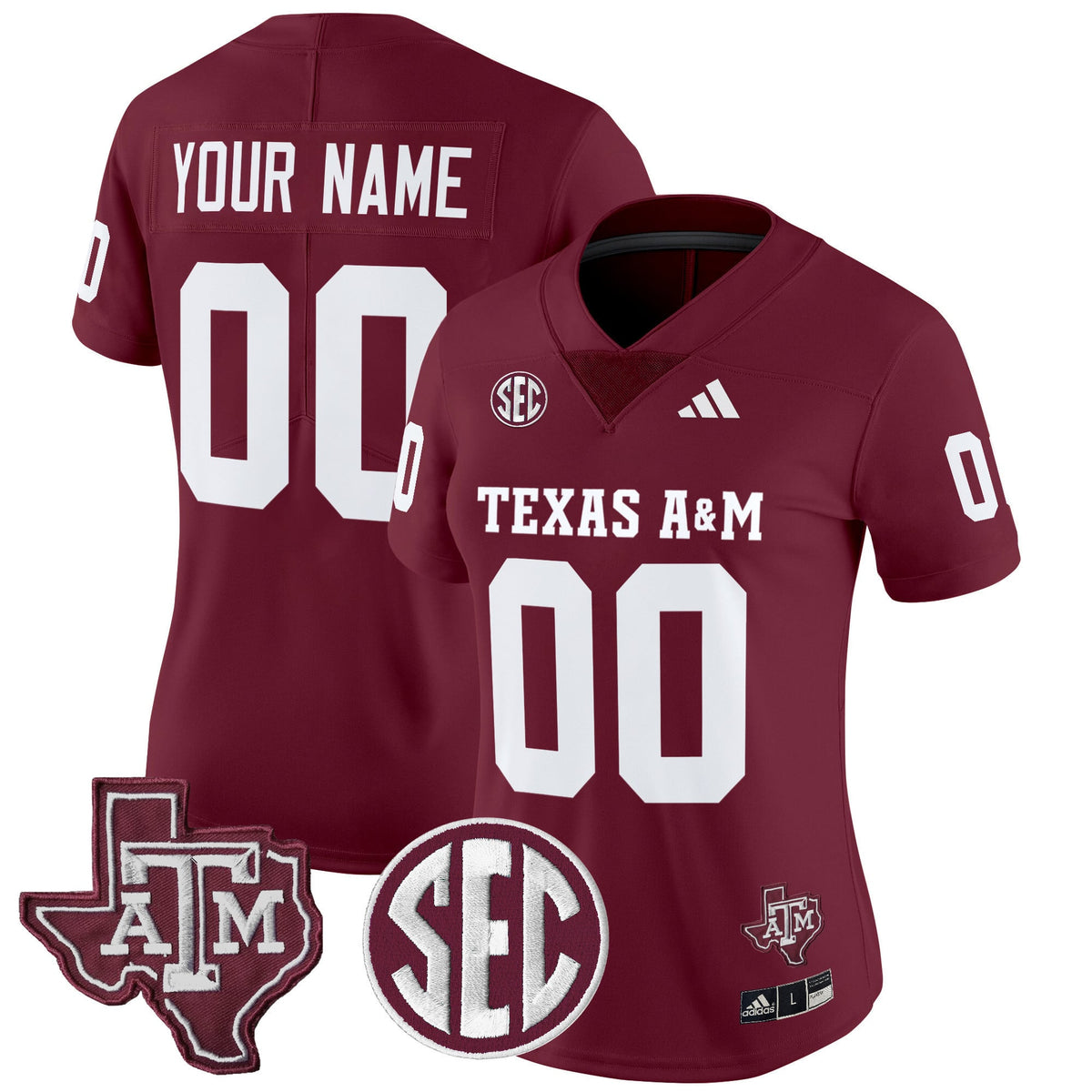 Texas A&M Aggies 2025 Vapor Limited Custom Jersey - All Stitched