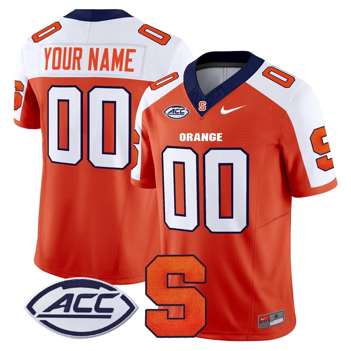 Syracuse Orange 2025 Vapor Limited Custom Jersey - All stitched
