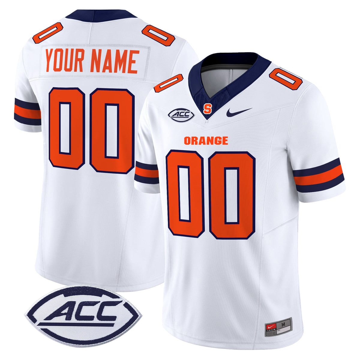 Syracuse Orange 2025 Vapor Limited Custom Jersey - All stitched