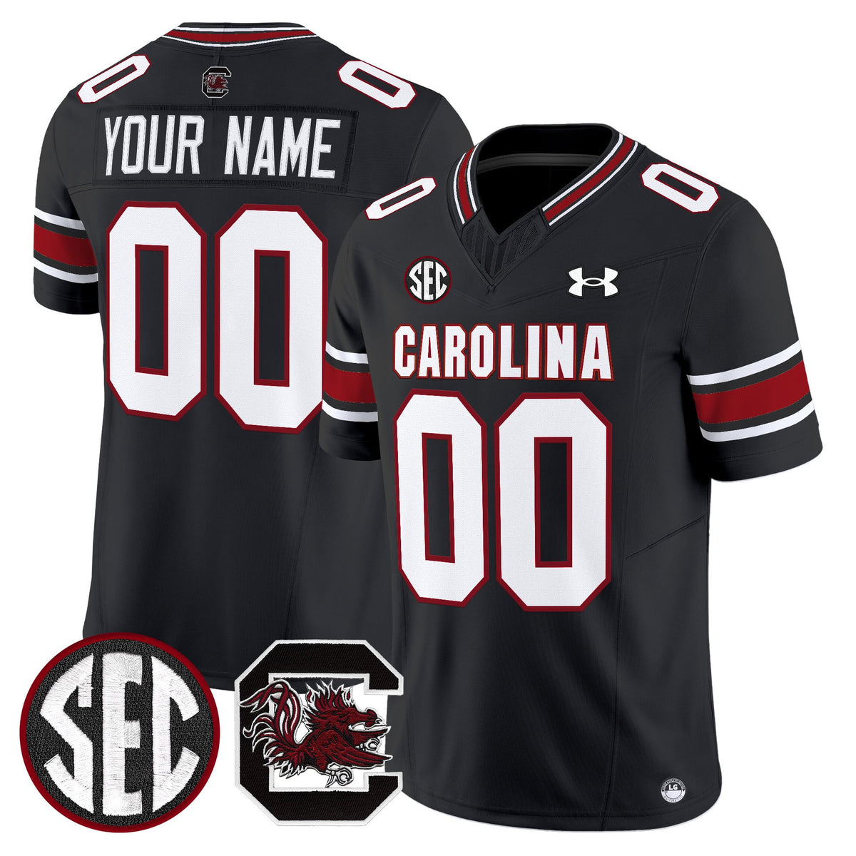 South Carolina Gamecocks 2025 Vapor Limited Custom Jersey - All Stitched