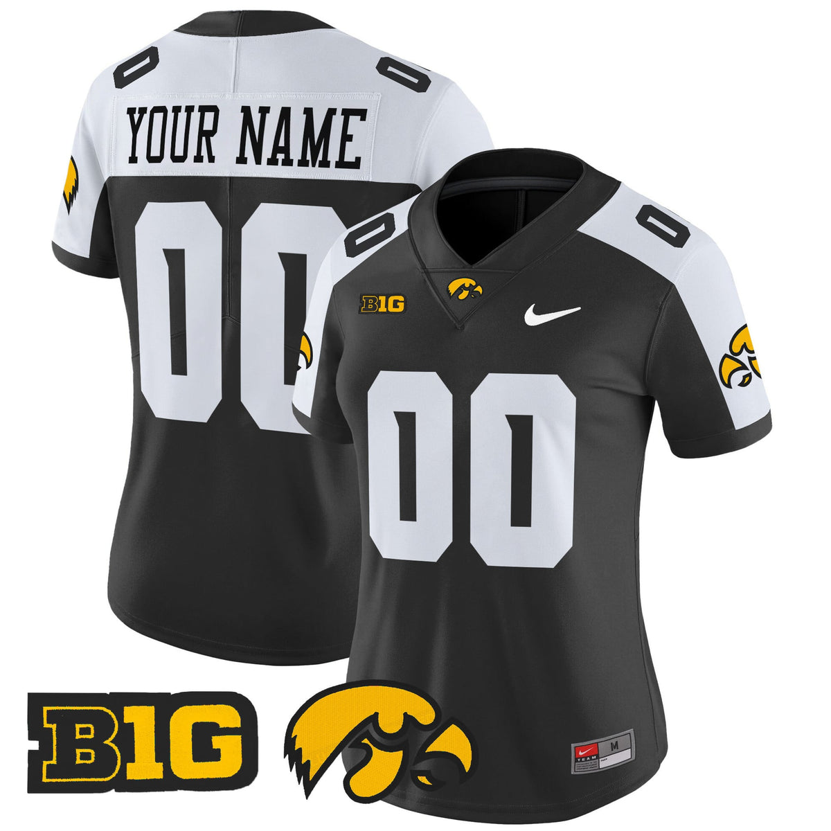 Iowa Hawkeyes 2025 Vapor Limited Custom Jersey - All Stitched
