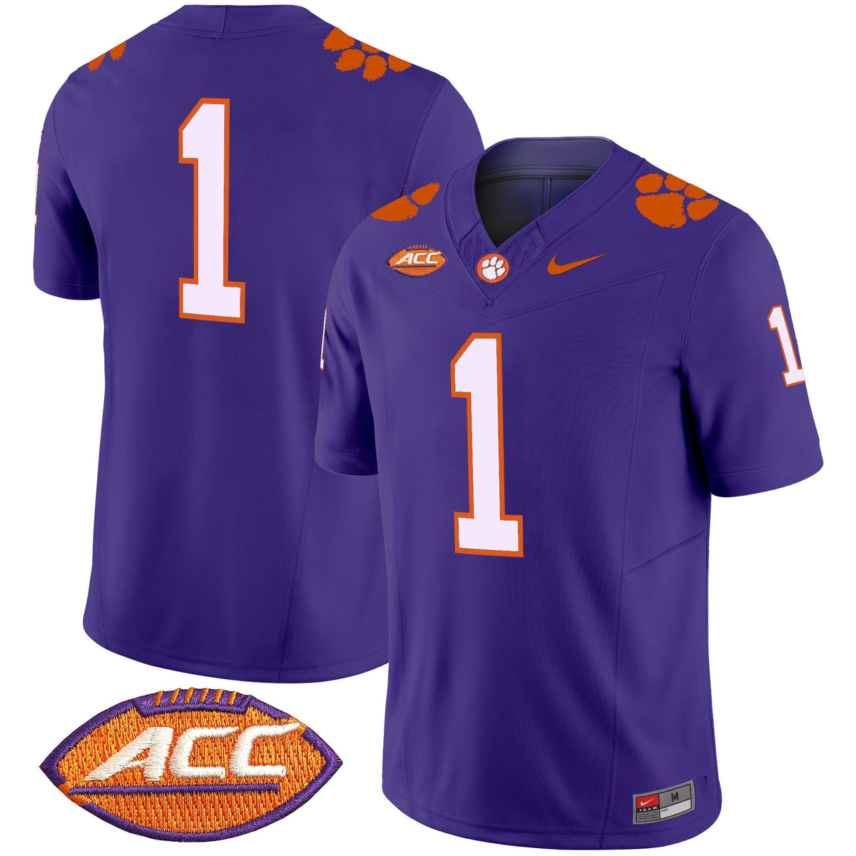 Men's Clemson Tigers 2025 Vapor Limited Jersey - All Stitched