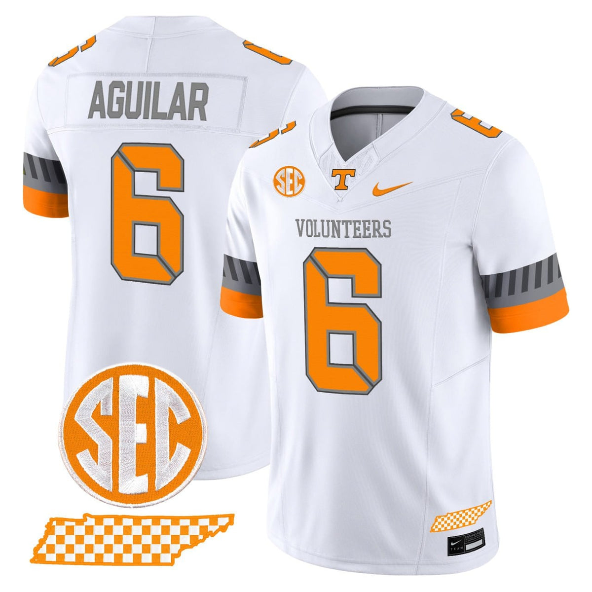 Men's Tennessee Volunteers 2025 'Smokey Grey Series' Vapor Limited Jersey V2 - All Stitched
