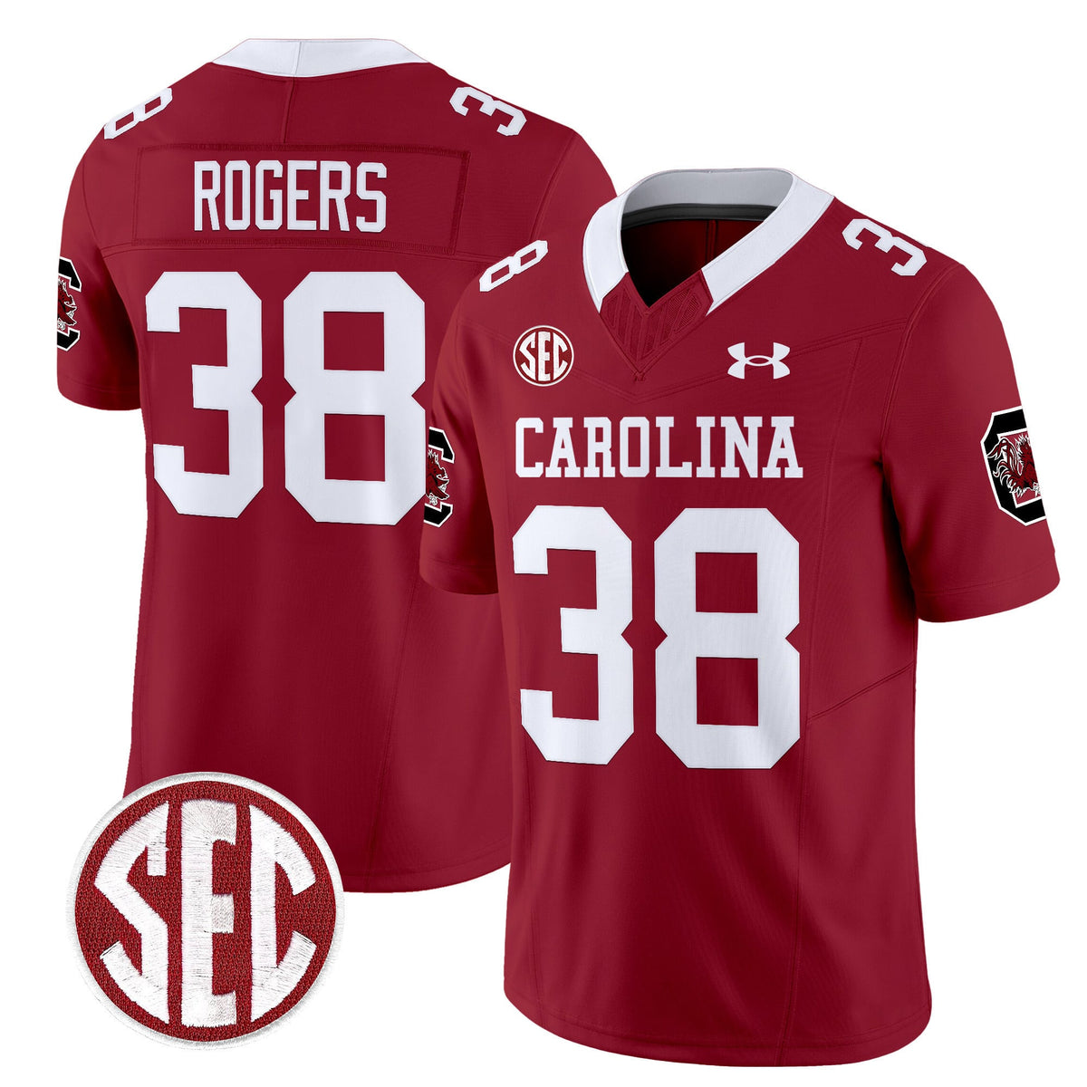 Men's South Carolina Gamecocks 1980 Throwback Vapor Limited Jersey V2 - All Stitched