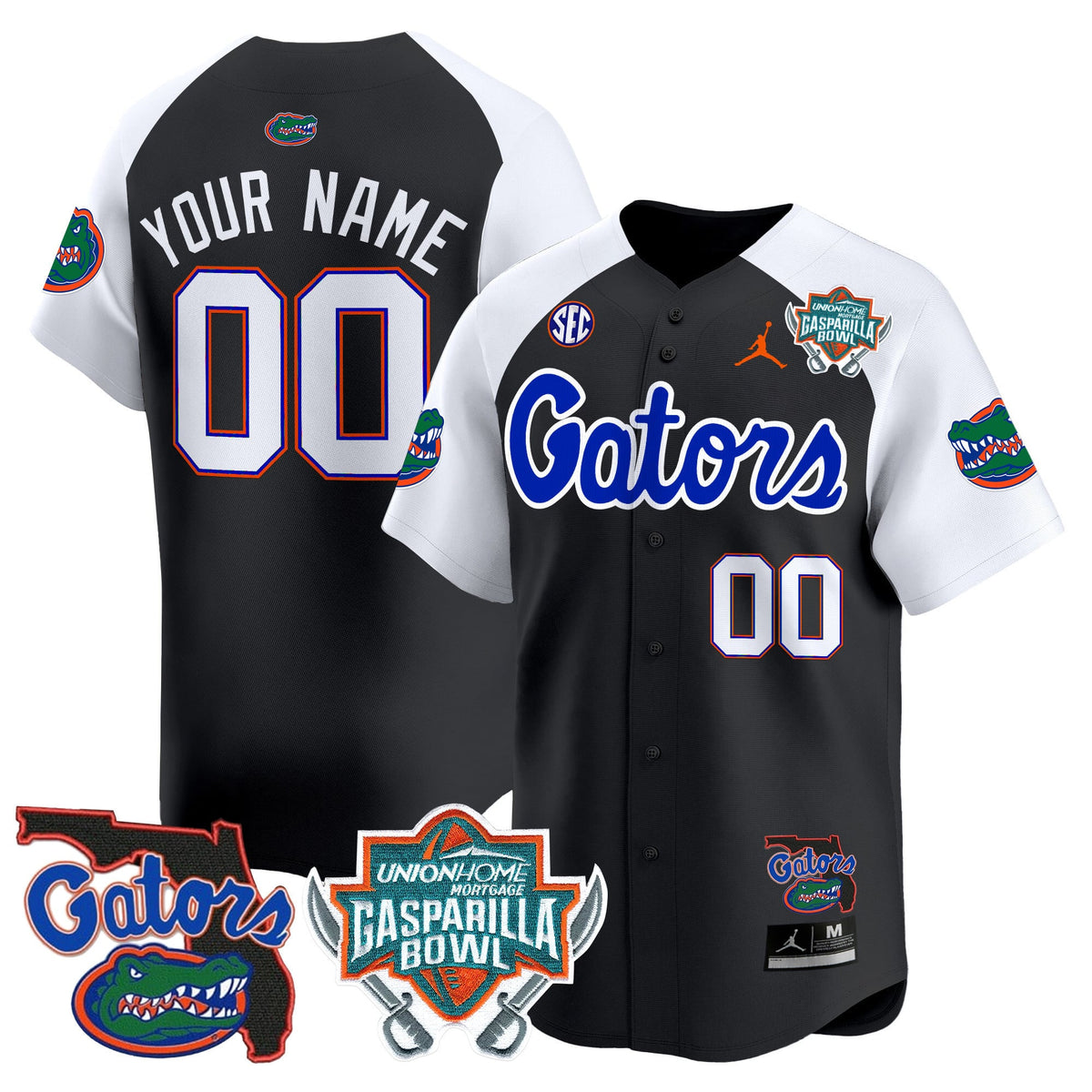 Florida Gators 2024 Gasparilla Bowl Patch Vapor Premier Limited Custom Jersey - All Stitched