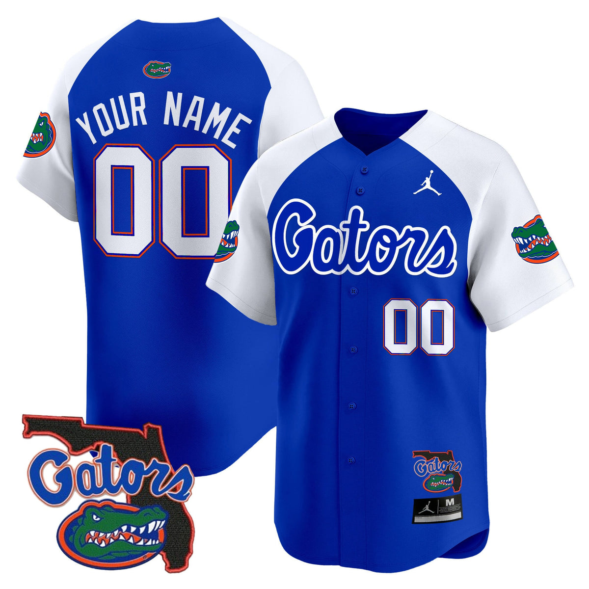 Florida Gators 2024 Florida Patch Vapor Baseball Custom Jersey - All Stitched