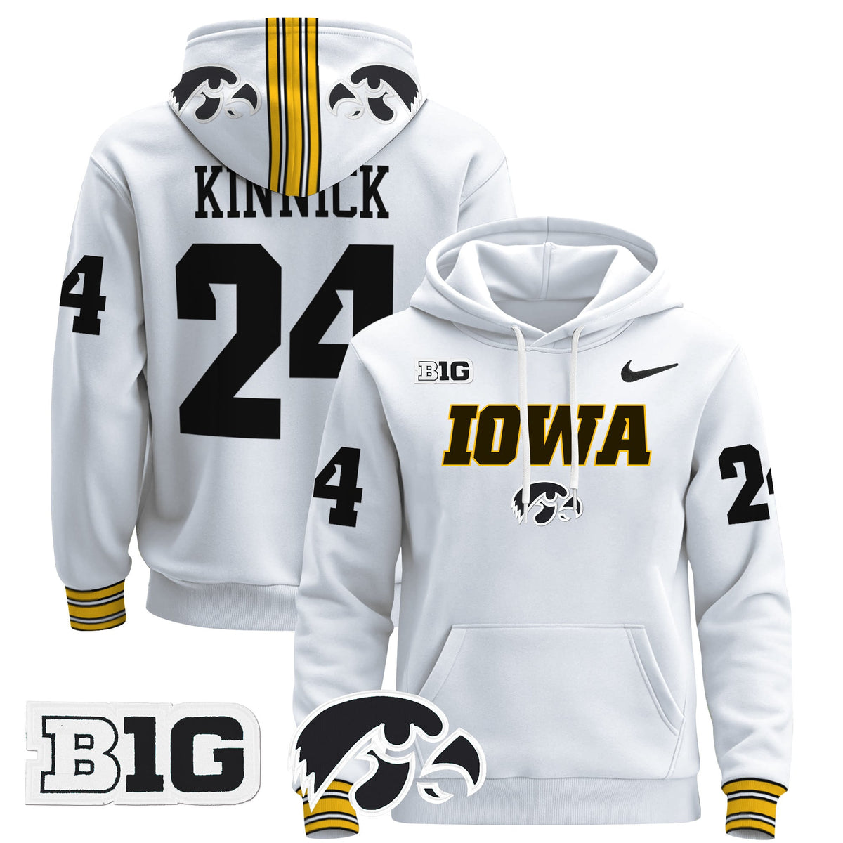 Iowa Hawkeyes 2024 Pullover Hoodie V3