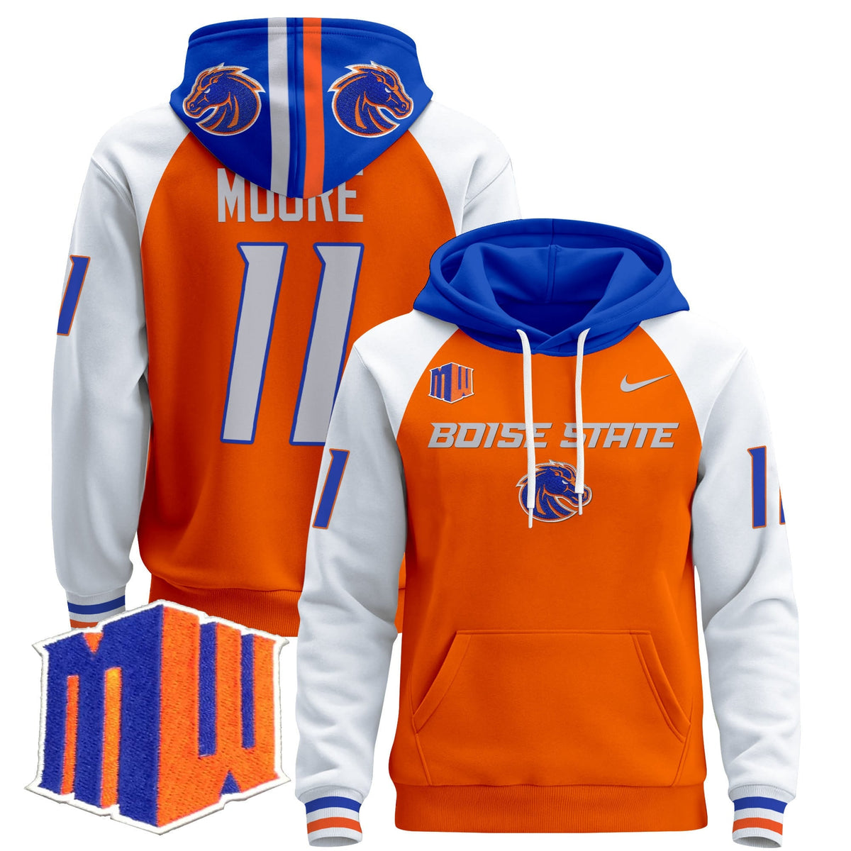 Boise State Broncos 2024 Pullover Hoodie V2