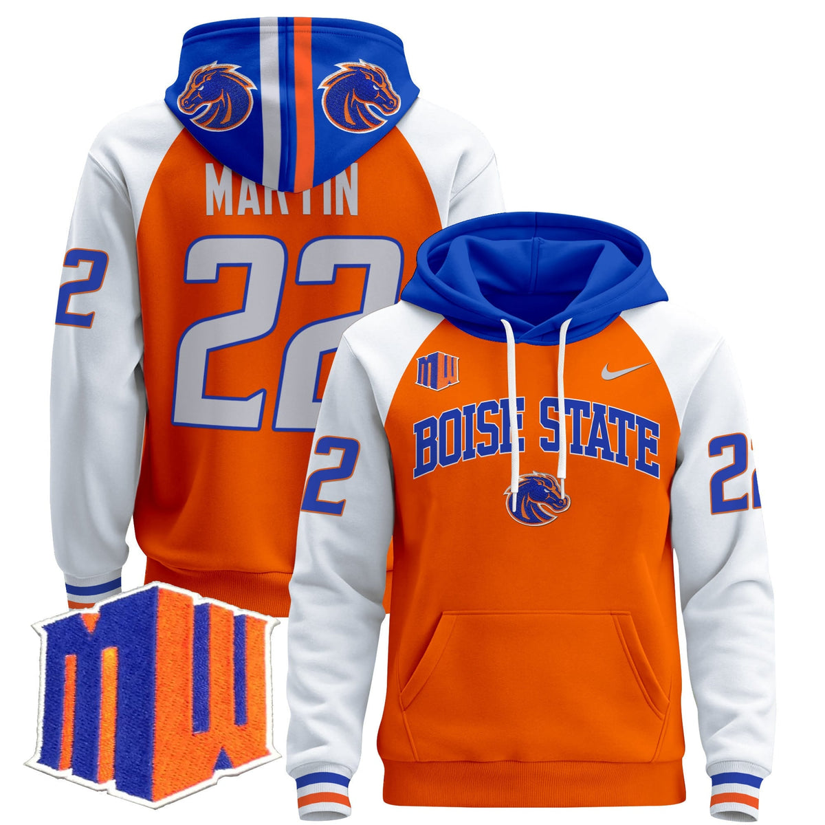 Boise State Broncos 2024 Pullover Hoodie V3