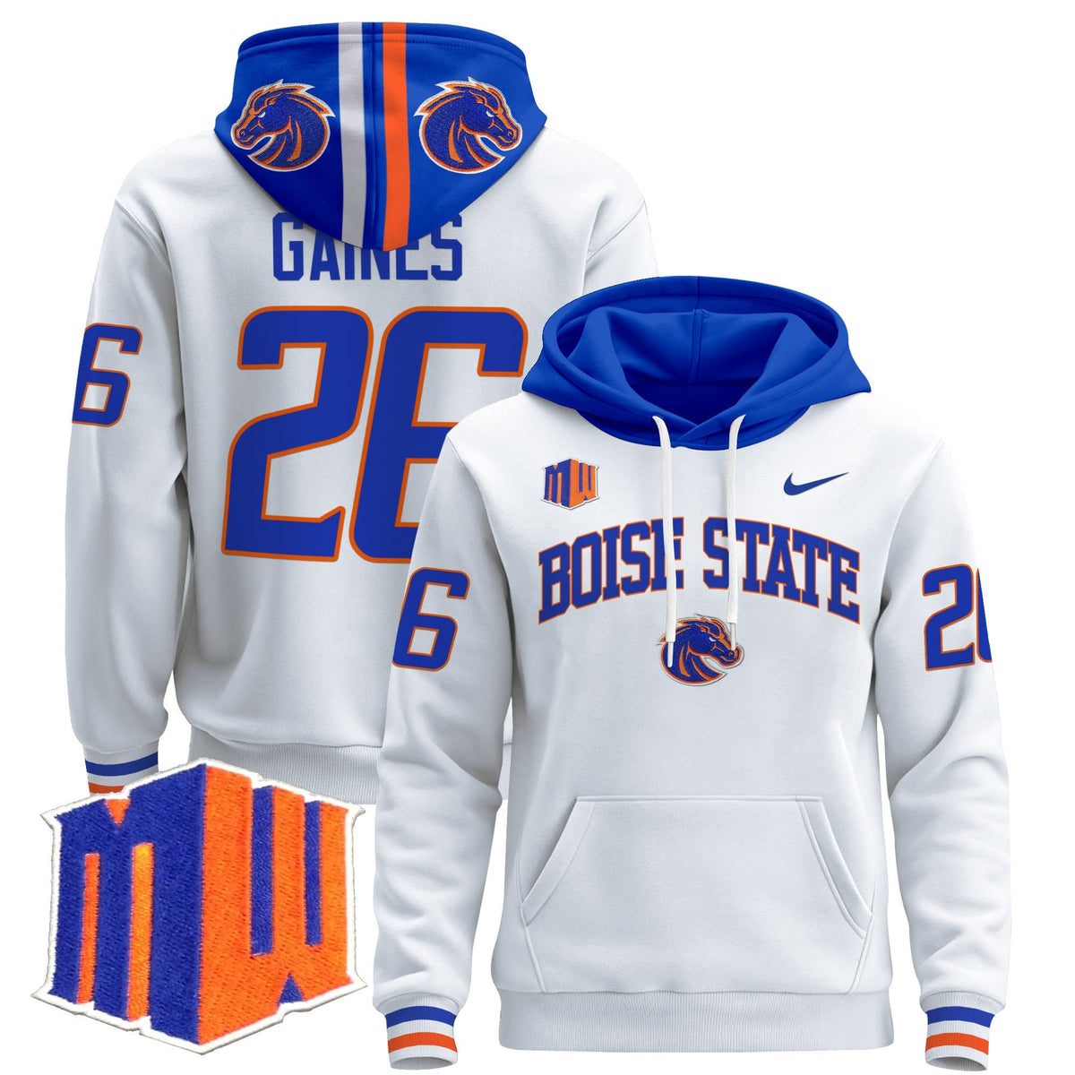 Boise State Broncos 2024 Pullover Hoodie V3