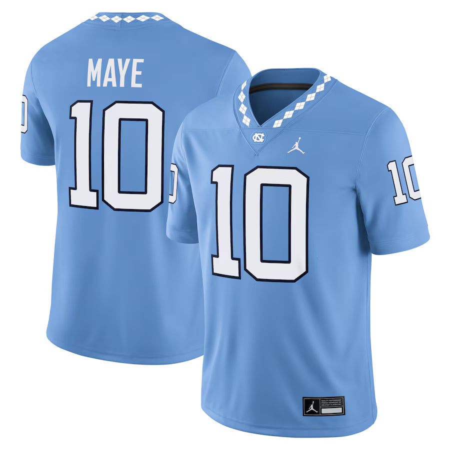 Drake Maye North Carolina Tar Heels Alumni Home Jersey - Carolina Blue