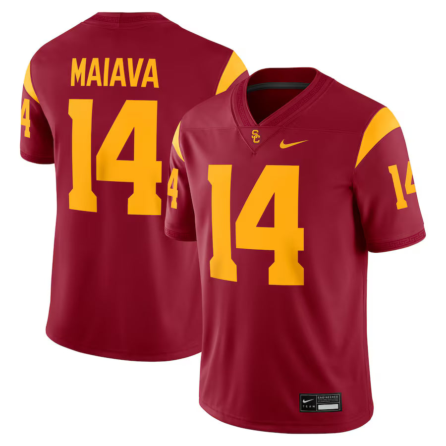 Jayden Maiava USC Trojans Jersey - Cardinal