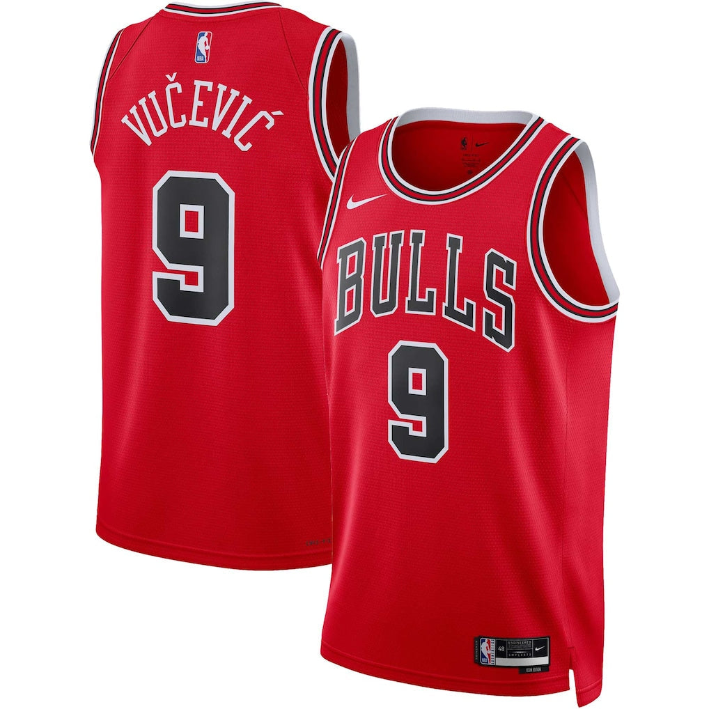 Nikola Vucevic Chicago Bulls Unisex Swingman Jersey - Icon Edition - Red