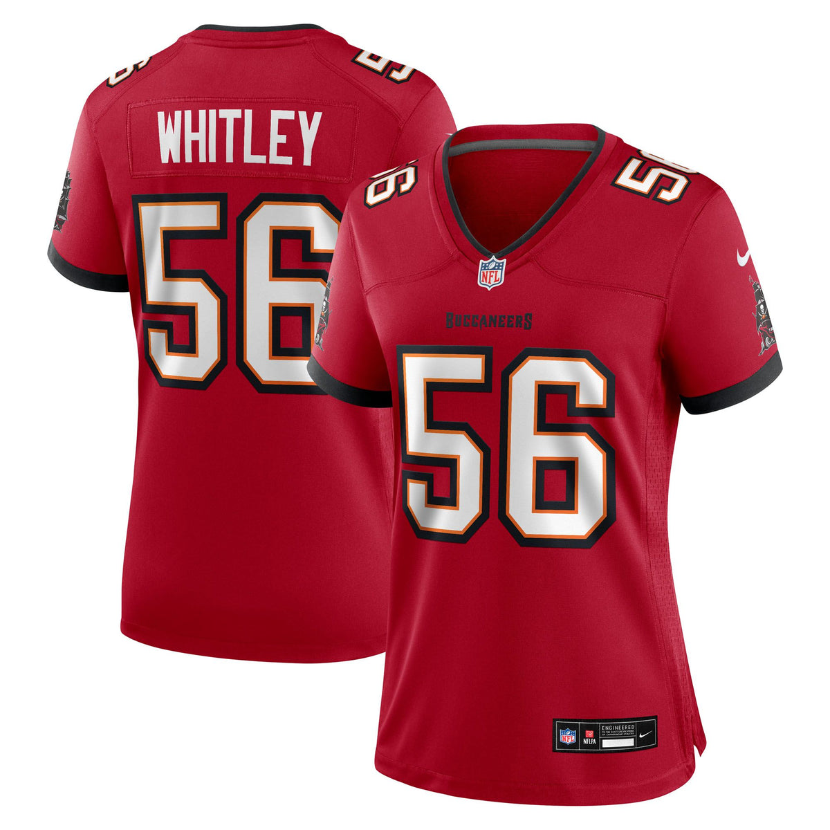 Women's Tampa Bay Buccaneers Benton Whitley Nike Red Team Game Jersey