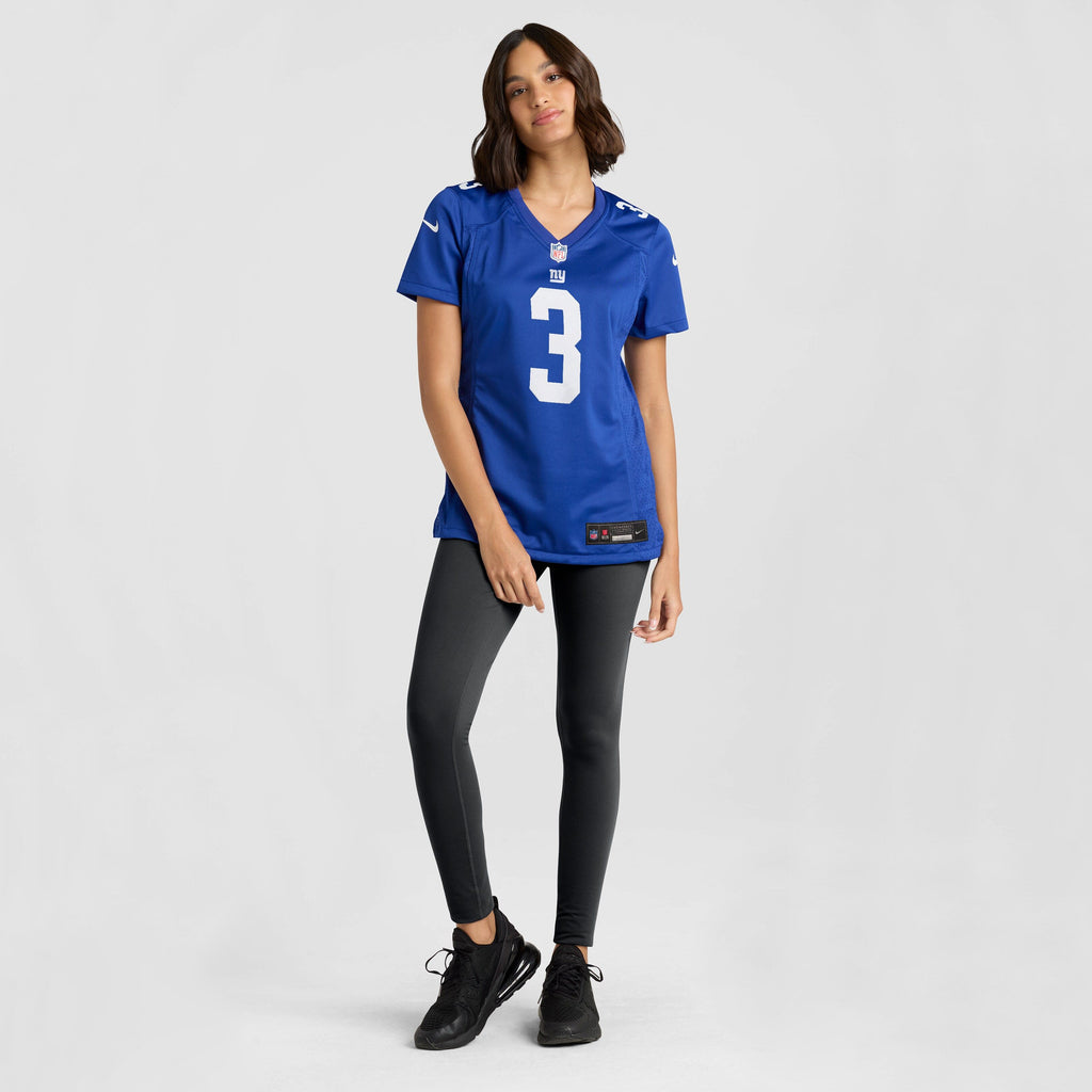 Women's New York Giants Abdul Carter Nike Royal Team Game Jersey