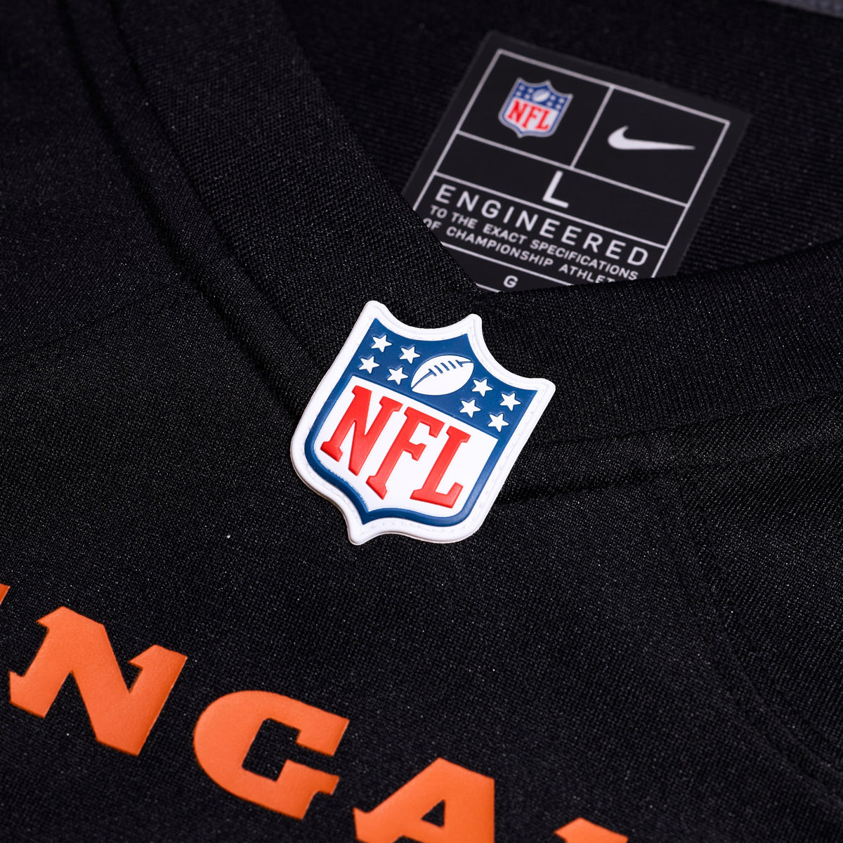 Men's Cincinnati Bengals Josh Johnson Nike Black Team Game Jersey