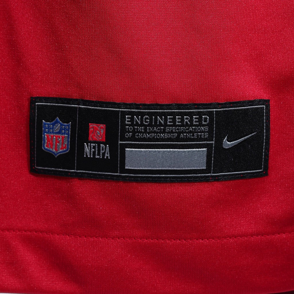 Men's San Francisco 49Ers George Kittle Nike Scarlet 80Th Anniversary Game Jersey